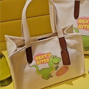 Coach Rexy's Bites Canvas Tote - Singapore Exclusive very rare NWT